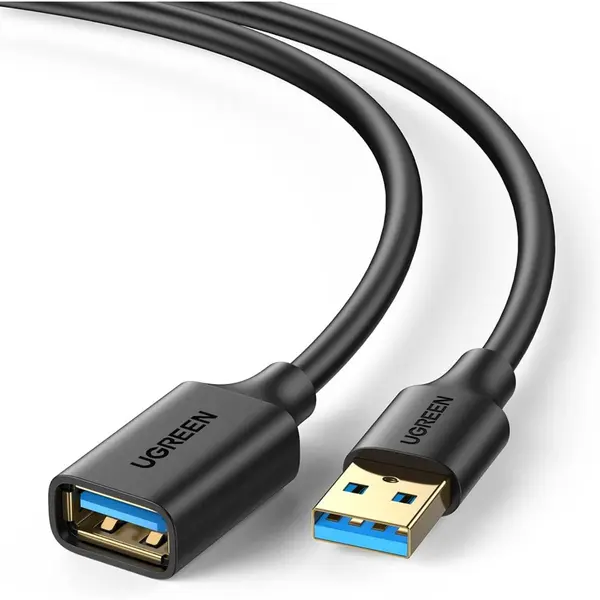 UGREEN USB 3.0 Type-A Male to Female Extension Cable 5M Black – 5Gbps SuperSpeed USB Extension Cable