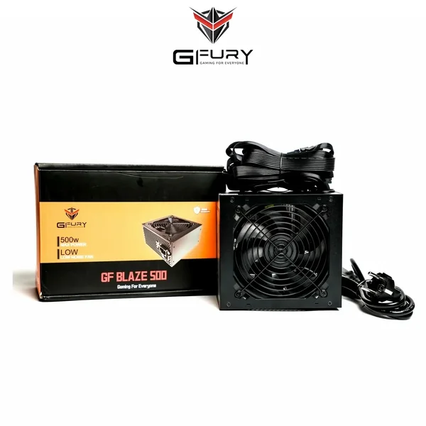 GFURY GF-BLAZE 500W Gaming Power Supply – Reliable ATX PSU for Gaming PC