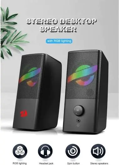Redragon Air GS530 RGB Gaming Speakers with USB and 3.5mm Connectivity