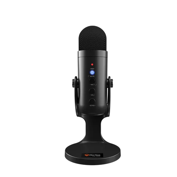 Meetion MC20 Game/Live Condenser Microphone with Stand – USB Type-C, Omnidirectional
