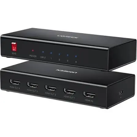 UGREEN HDMI Splitter 1 In 4 Out EU 4K Video Distributor for Multi Screen Display