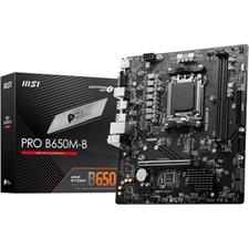 MSI PRO B650M-B AMD AM5 DDR5 microATX Gaming Motherboard - PCIe 4.0, Ryzen 7000/8000/9000 Ready