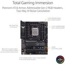ASUS TUF Gaming X670E-PLUS WiFi AMD X670 AM5 ATX Motherboard – DDR5, PCIe 5.0, 4x M.2, WiFi 6E, USB4, Ryzen 7000/8000/9000 Support