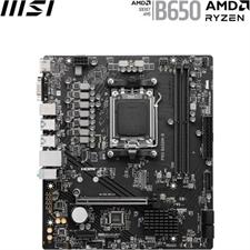 MSI PRO B650M-B AMD AM5 DDR5 microATX Gaming Motherboard - PCIe 4.0, Ryzen 7000/8000/9000 Ready