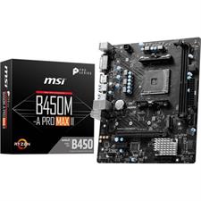 MSI B450M-A PRO MAX II AMD AM4 Motherboard | DDR4 Boost, Supports AMD Ryzen™ 5000 Series