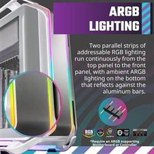 Cooler Master COSMOS C700M E-ATX Full-Tower Case Curved Tempered Glass Silver White