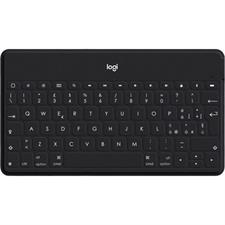 Logitech KEYS-TO-GO Ultra-light, Ultra-Portable Bluetooth Keyboard for iPhone, iPad, Apple TV and Mac - Black