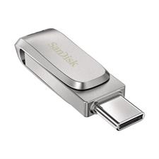 SanDisk Ultra Dual Drive Luxe 32GB USB Type-C OTG Flash Drive – Premium Metal USB 3.1 Dual USB-C & USB-A Pen Drive