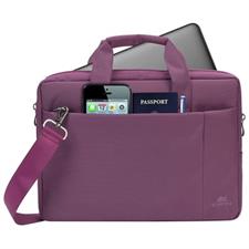 Rivacase 8221 Central Collection Laptop Bag 13.3" - Purple, Business Traveller Bag