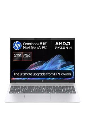 HP OmniBook 5 16-AF1017WM Intel Core Ultra 7 255U Laptop 16GB LPDDR5X 1TB SSD 16" WUXGA Touchscreen