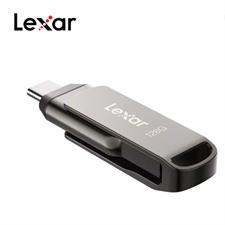 Lexar JumpDrive E32c 128GB USB 3.2 Gen 1 Type-C OTG Flash Drive – Dual USB-C & USB-A High-Speed Metal USB Drive