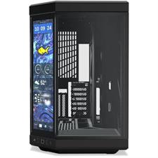 HYTE Y70 Touch Infinite Dual Chamber ATX Case with 14.9" IPS Touchscreen Pitch Black