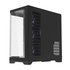 Darkflash FT418 Small Black mATX Gaming PC Case - Tempered Glass Front Panel, No Fans Pre-installed, Supports 360mm Radiator