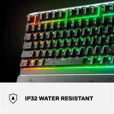 SteelSeries Apex 3 TKL RGB Gaming Keyboard Tenkeyless - Water & Dust Resistant - US English