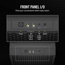 Corsair 3000D AIRFLOW Mid-Tower PC Case - Black CC-9011251-WW - Includes 2x SP120 ELITE Fans