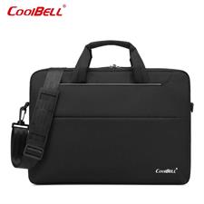 Coolbell CB-2109 15.6" Laptop Bag - Black Water-Resistant Messenger Bag