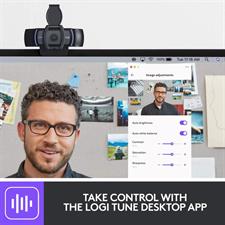 Logitech C920e Business Webcam HD 1080p - Certified for Zoom & Microsoft Teams, TAA Compliant