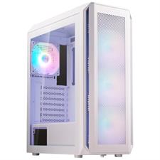 XPG Valor Air Plus Mid-Tower ATX Gaming Case White – High-Airflow ARGB Chassis