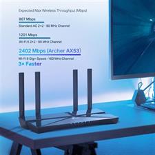 TP-Link Archer AX53 AX3000 Dual Band Gigabit Wi-Fi 6 Router | OneMesh WPA3 HomeShield