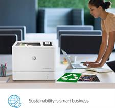 HP Color LaserJet Enterprise M554dn Color Laser Printer with Automatic Duplex Printing & Gigabit Ethernet (7ZU81A)