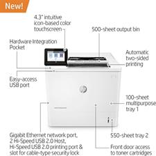 HP LaserJet Enterprise M612dn Monochrome Laser Printer with Auto Duplex Printing & Gigabit Ethernet Network
