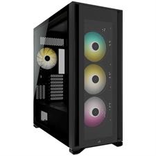 Corsair iCUE 7000X RGB Tempered Glass Full-Tower ATX PC Case — Black(CC-9011226-WW)