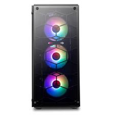 Redragon GC-606 Wheel Jack RGB Gaming PC Case Black - Tempered Glass Mid Tower