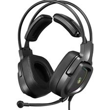Bloody G575P Stereo Surround Sound Gaming Headset Black – 50mm Drivers, RGB Flow Backlight, Noise Cancelling Mic, 3.5mm + USB Wired Gaming Headphones for PC & Console