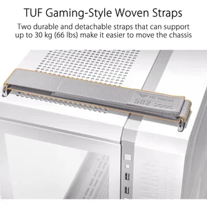 ASUS TUF Gaming GT502 ATX Dual Chamber Gaming Case White
