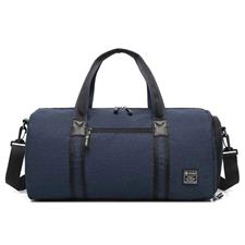 Poso PS-510 Duffel Backpack - Black Water-Resistant Cylindrical Bag