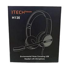 Itech Telecom Environmental Noise Cancelling Headset (H12E)
