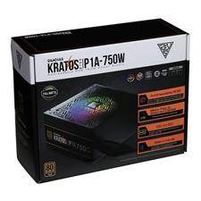 Gamdias Kratos P1A-750G 750W 80 Plus Gold RGB Power Supply Unit PSU