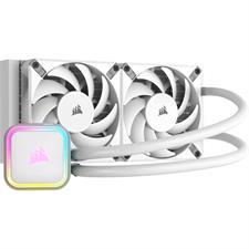 CORSAIR iCUE H100i RGB ELITE Liquid CPU Cooler - White