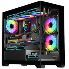 Darkflash Aigo C218M Micro ATX Gaming PC Case - BLACK