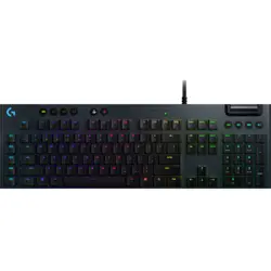 Logitech G813 Lightsync RGB Ultrathin Mechanical Gaming Keyboard | Black English Linear