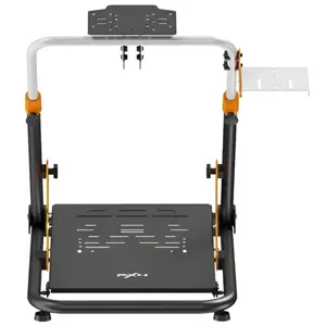 PXN A11 Gaming Steering Wheel Foldable Stand - Q235 Carbon Steel, Adjustable Height and Angle, Gear Shifter Mount