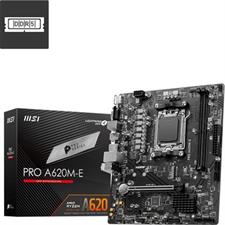 MSI PRO A620M-E AMD AM5 DDR5 microATX Motherboard - PCIe 4.0, Ryzen 7000/8000/9000 Ready