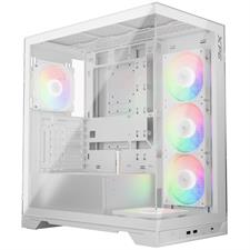 XPG Invader X Mid-Tower ATX Gaming Case White - Tempered Glass with ARGB Fans