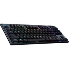 Logitech G915 TKL Tenkeyless LIGHTSPEED Wireless RGB Mechanical Gaming Keyboard (Carbon US International Click.