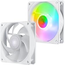 Cooler Master Sickle Flow 120 ARGB White Edition 3 IN 1 Square Frame Fan, Customizable LEDs, Air Balance Curve Blade, 120mm PWM Control MFX-B2DW-183PA-R1