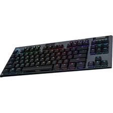Logitech G915 TKL Tenkeyless LIGHTSPEED Wireless RGB Mechanical Gaming Keyboard (Carbon US International Click.
