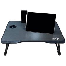 Ibex Folding Portable Wooden Study Laptop Stand with Drawer