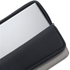 RIVACASE 7705 Suzuka ECO Laptop Sleeve 15.6" - Grey, Recycled Material