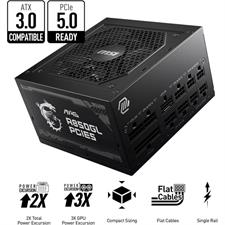 MSI MAG A850GL PCIE5 ATX 3.0 Gaming Power Supply - Full Modular - 80 Plus Gold Certified 850W