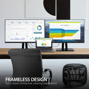 ViewSonic VP2756-2K 27" IPS 2K QHD LED Monitor USB-C 5ms Integrated Stereo Speakers 100% sRGB - Factory Pre-Calibrated
