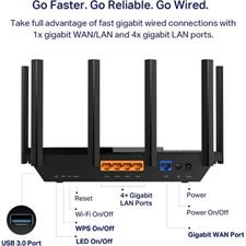 TP-Link Archer AXE75 AXE5400 Tri-Band Gigabit Wi-Fi 6E Router
