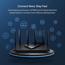 TP-Link Archer AXE75 AXE5400 Tri-Band Gigabit Wi-Fi 6E Router