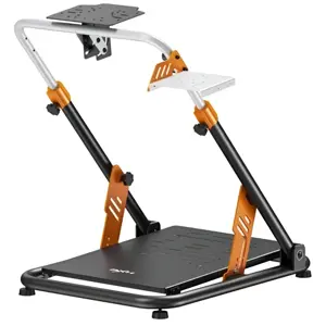 PXN A11 Gaming Steering Wheel Foldable Stand - Q235 Carbon Steel, Adjustable Height and Angle, Gear Shifter Mount