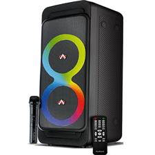 Audionic Solo X80 Portable Bluetooth Speaker – 80W Wireless Party Speaker with Deep Bass, RGB Lights, USB, FM Radio & Rechargeable Battery