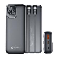 Space Speed PD + QC 3.0 20000 mAh Power Bank